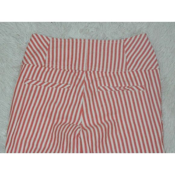 Free‎ People Pants Red White Striped Frankie High Waist Skinny Nautical Size  0 - Picture 7 of 13